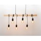 Lampadario a sospensione Wood